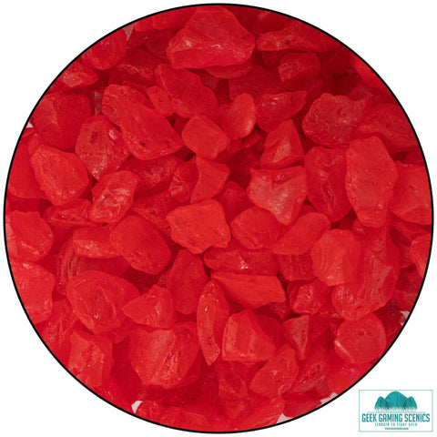 Glass Shards 4-10mm Red (400g)
