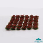 Poppy/Rose Flowers 6mm Self Adhesive Tufts (100)